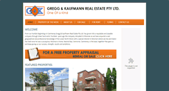 Desktop Screenshot of greggkaufmann.com.au